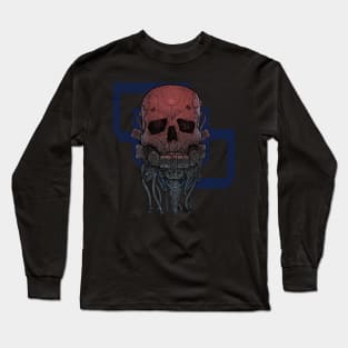 cyber skull 3c Long Sleeve T-Shirt